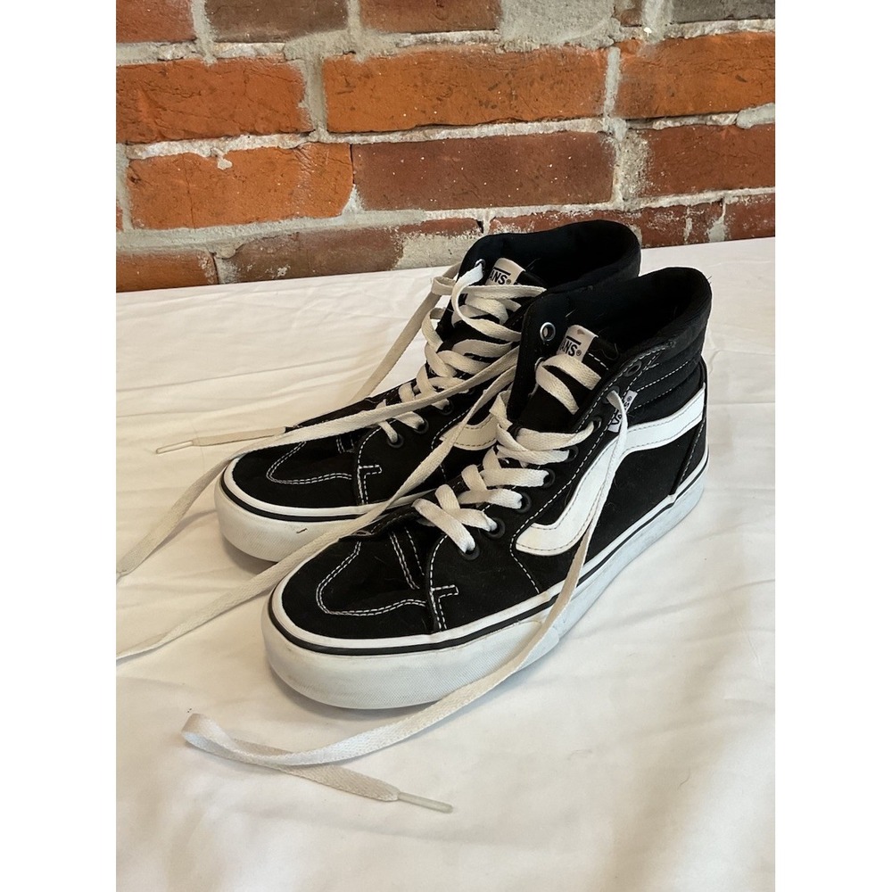 VANS Sk8 Hi Filmore High-Top Skate Sneaker Youth Kids Size Black 7.5
